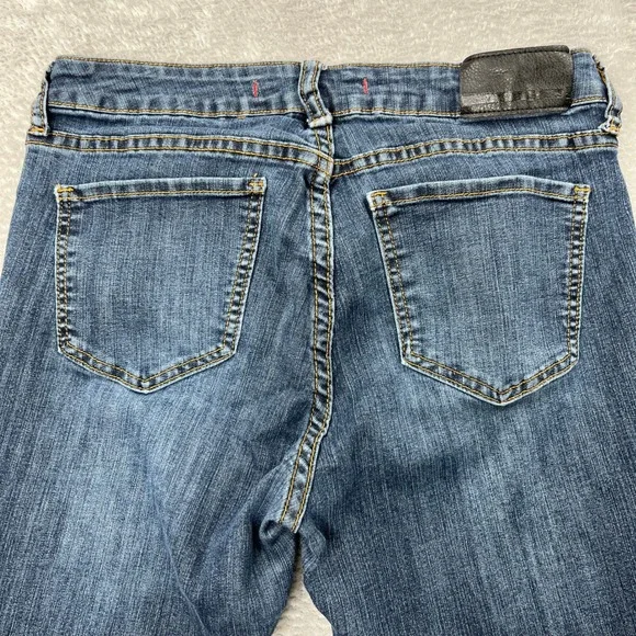 !iT Jeans Tiffany Roll Up Ankle Skinny Jeans Med Wash Blue W22596DB01 Women 10 - Picture 10 of 12